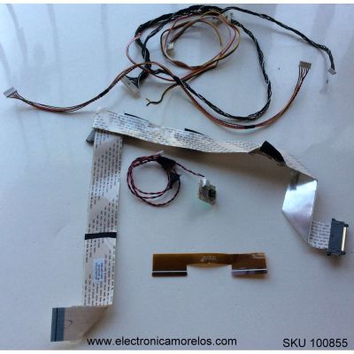 KIT DE CABLES PARA TV / VIZIO / 69.42T27.T01 / 0460-2851-0302 / 3632-0252-0156 / 0174-1770-2772 / MODELO E390I-B0